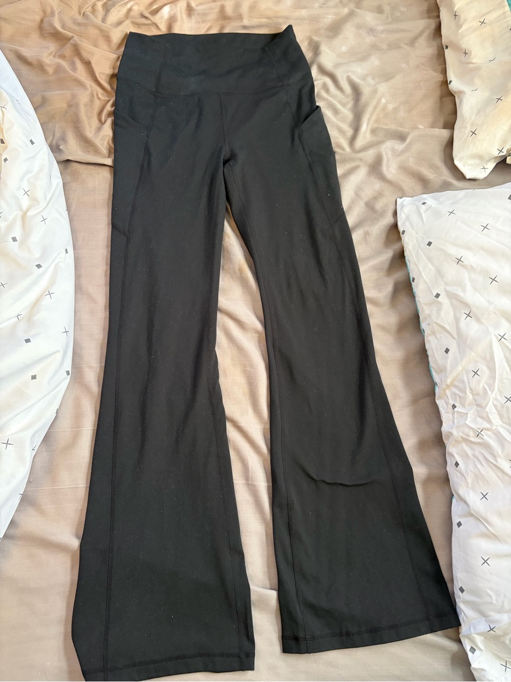 Fabletics Black Flared Active Pants - Picture 6 of 6